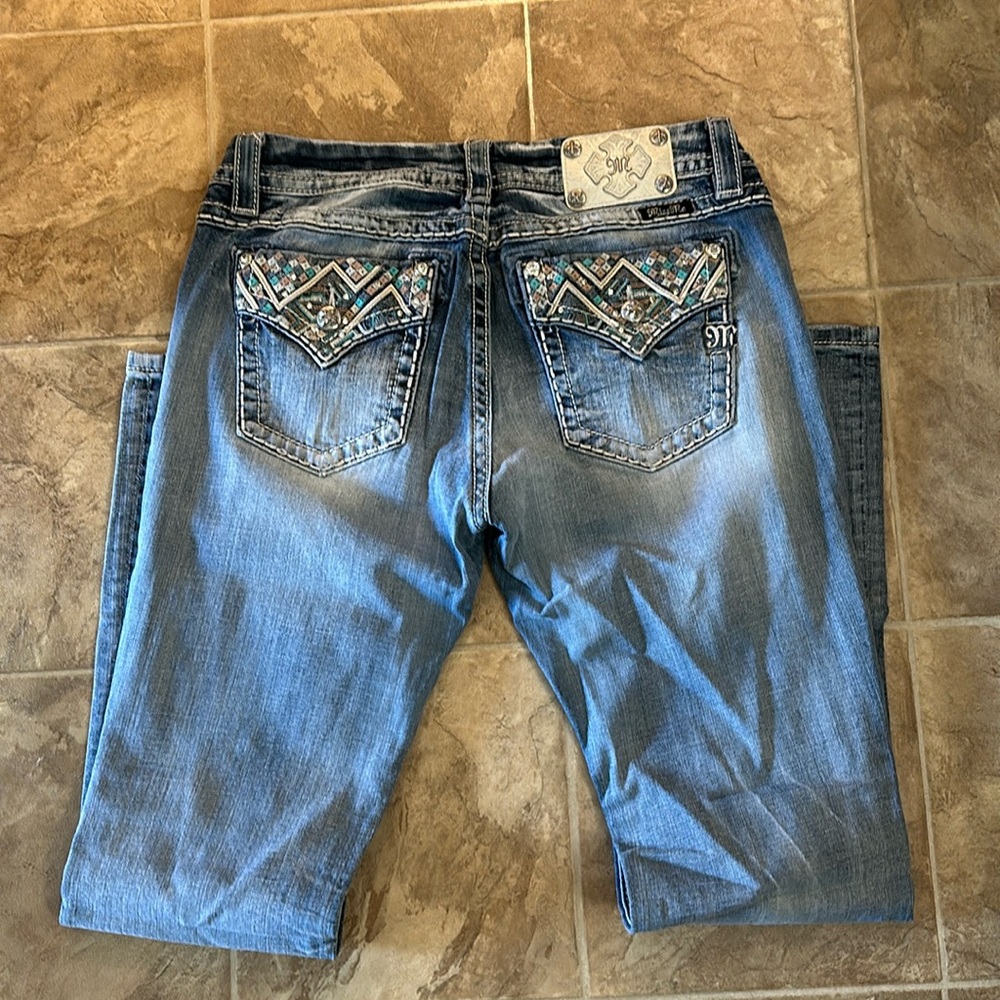 Ladies Miss me Signature Rize Bootcut Jeans